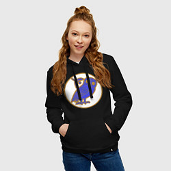 Толстовка-худи хлопковая женская Афины Total War: Rome II, цвет: черный — фото 2