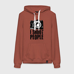 Женская толстовка-худи Shoot photographer