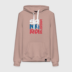 Женская толстовка-худи Россия Самара