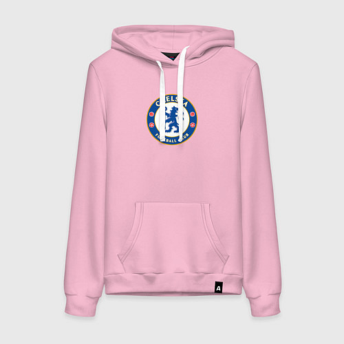 Женская толстовка-худи Chelsea fc sport / Светло-розовый – фото 1