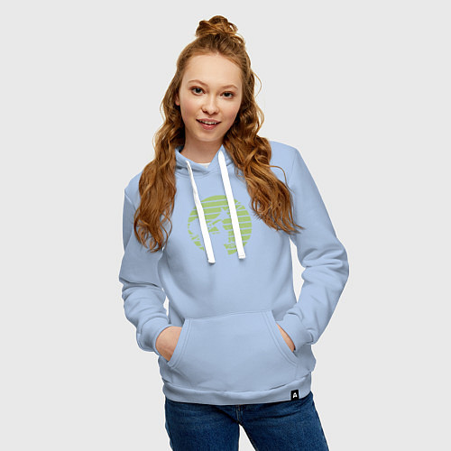 Женская толстовка-худи Джазовый трубач / Мягкое небо – фото 3