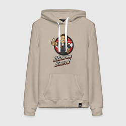 Женская толстовка-худи Fallout - vault girl