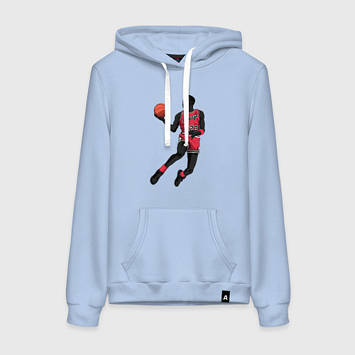 Женская толстовка-худи Retro Jordan / Мягкое небо – фото 1