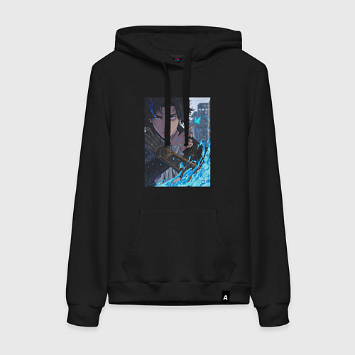 Женская толстовка-худи Портрет - Lies of P / Черный – фото 1