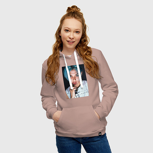 Женская толстовка-худи Felix Rock Star Stray Kids / Пыльно-розовый – фото 3