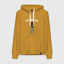 Женская толстовка-худи Я твоя душа