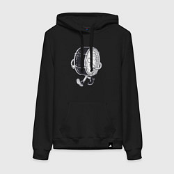 Женская толстовка-худи Человек барабан