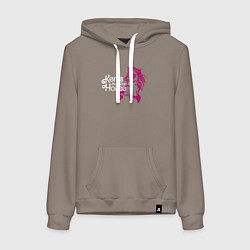 Толстовка-худи хлопковая женская Дом Кена, цвет: утренний латте