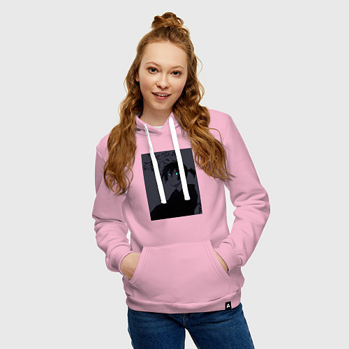 Женская толстовка-худи Бездомный бог Ято / Светло-розовый – фото 3