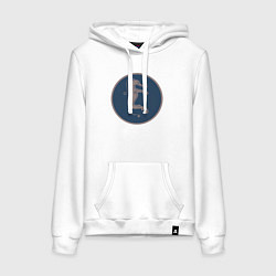 Толстовка-худи хлопковая женская Каледония Total War: Rome II - Empire Divided, цвет: белый