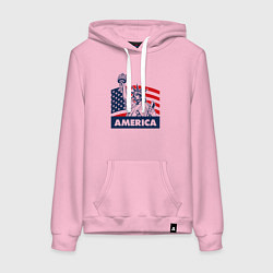 Женская толстовка-худи Free America