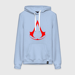 Женская толстовка-худи Red logo of assassins