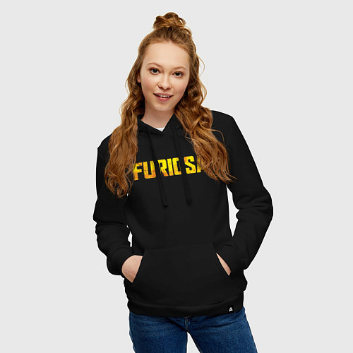 Женская толстовка-худи Furiosa - Mad Max / Черный – фото 3