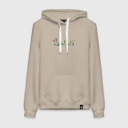 Женская толстовка-худи White Lies - Flowers new