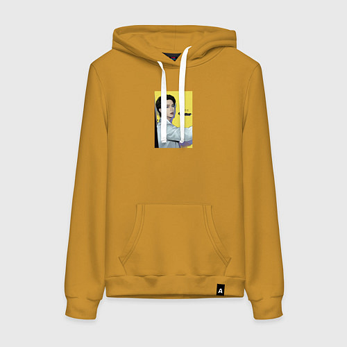 Женская толстовка-худи Jin Butter / Горчичный – фото 1