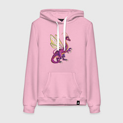 Толстовка-худи хлопковая женская HOMM3 Faerie Dragon, цвет: светло-розовый