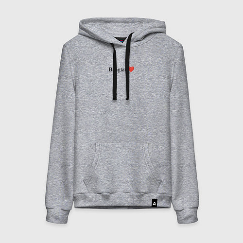 Женская толстовка-худи BTS Bangtan / Меланж – фото 1