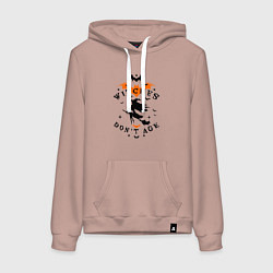 Женская толстовка-худи Ведьмы не стареют - Хэллоуин