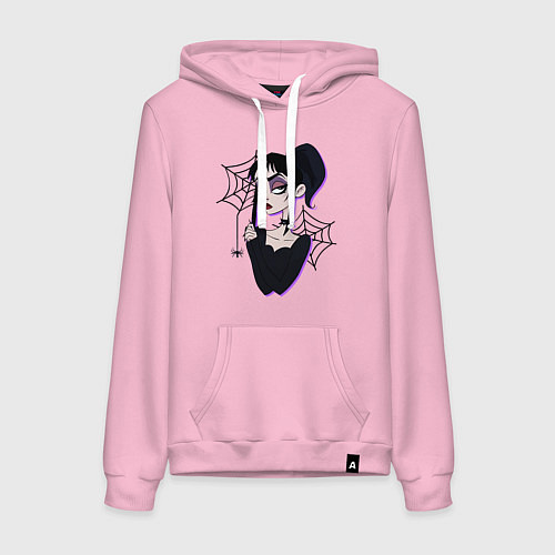 Женская толстовка-худи Битлджус - Лидия / Светло-розовый – фото 1