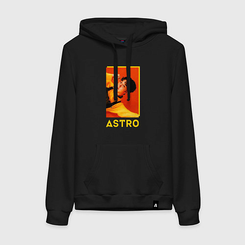 Женская толстовка-худи Astro ЧжинЧжин / Черный – фото 1