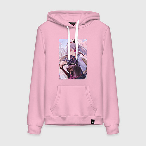 Женская толстовка-худи Геншин Камисато Аяка / Светло-розовый – фото 1