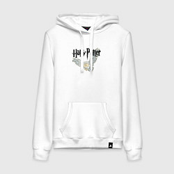 Женская толстовка-худи Сова Гарри Поттера - Букля