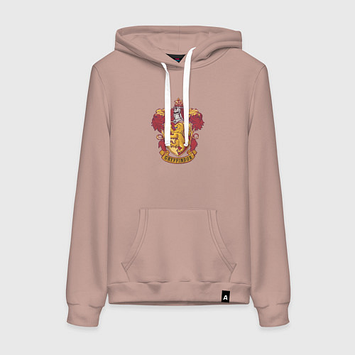 Женская толстовка-худи Факультет Гриффиндор / Пыльно-розовый – фото 1