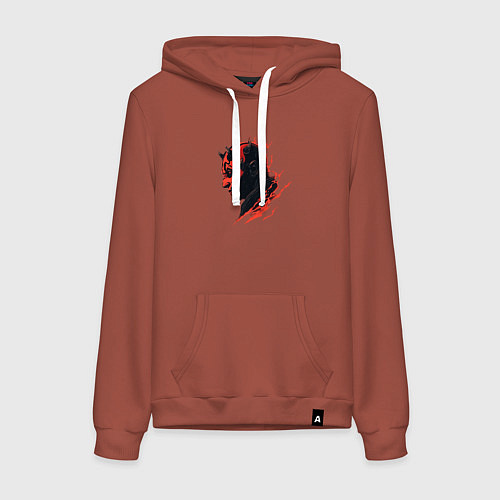 Женская толстовка-худи Darth Maul - Star Wars / Кирпичный – фото 1