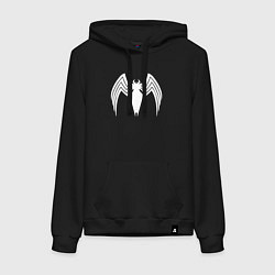 Женская толстовка-худи Venom spider logo
