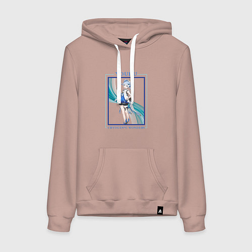 Женская толстовка-худи Youhu Cryogenic Wonders / Пыльно-розовый – фото 1