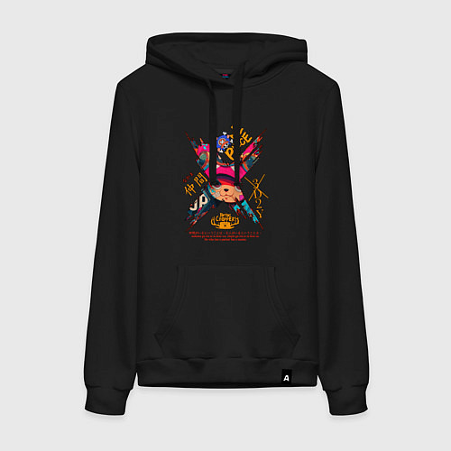 Женская толстовка-худи One Piece Chopper Tony Tony / Черный – фото 1