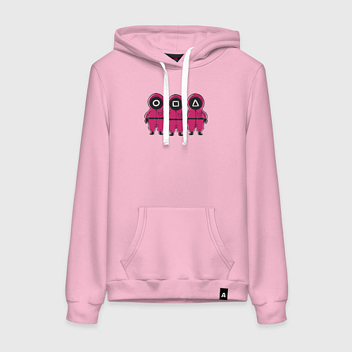 Женская толстовка-худи Три охранника / Светло-розовый – фото 1
