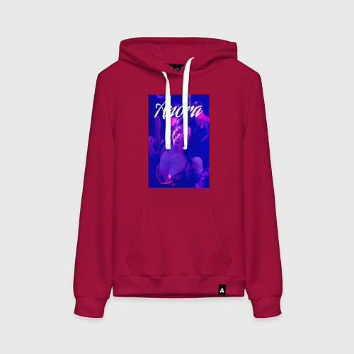 Женская толстовка-худи Анора - танцовщица / Маджента – фото 1
