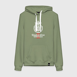 Толстовка-худи хлопковая женская Kingdom Come Deliverance 2, цвет: авокадо