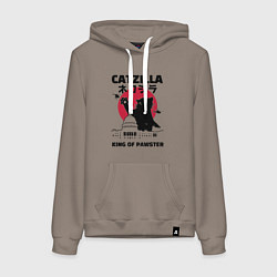 Женская толстовка-худи Котзилла