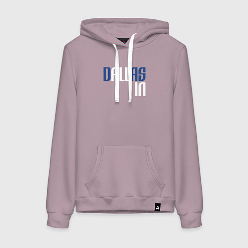 Женская толстовка-худи Dallas in / Сиреневый – фото 1