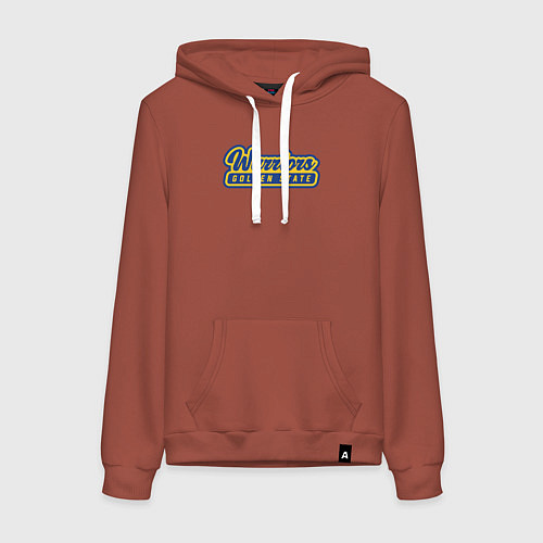 Женская толстовка-худи Warriors - Golden State / Кирпичный – фото 1