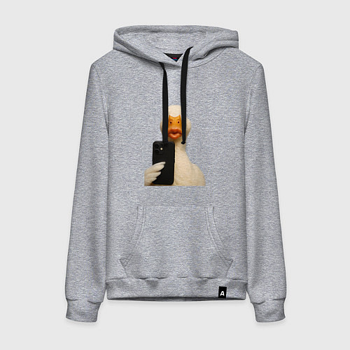 Женская толстовка-худи Дакфейс / Меланж – фото 1