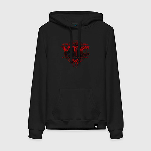 Женская толстовка-худи Roman Reigns ytc wwe logo / Черный – фото 1