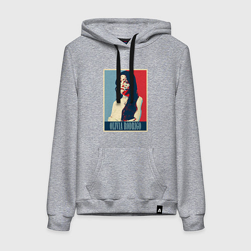 Женская толстовка-худи Оливия Родриго / Меланж – фото 1