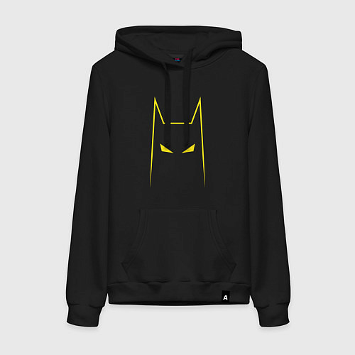 Женская толстовка-худи Batman minimalism / Черный – фото 1