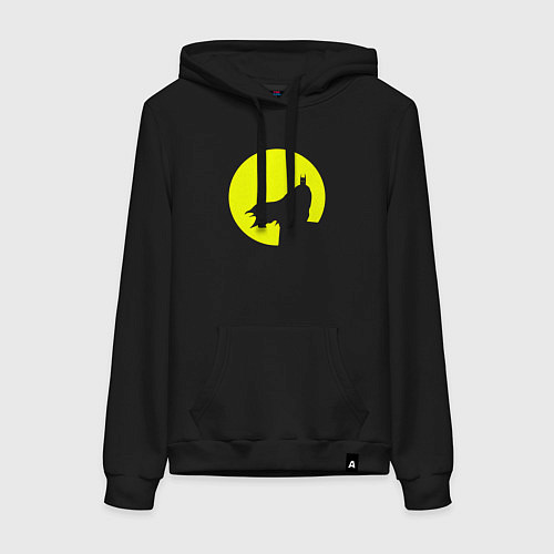 Женская толстовка-худи Batman circle / Черный – фото 1