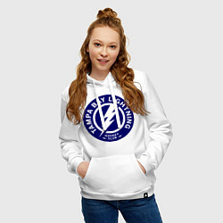 Толстовка-худи хлопковая женская HC Tampa Bay Lightning, цвет: белый — фото 2