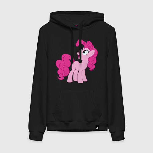 Женская толстовка-худи Пони Пинки Пай / Черный – фото 1
