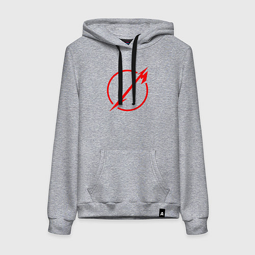 Женская толстовка-худи Metallica: Through The Never / Меланж – фото 1