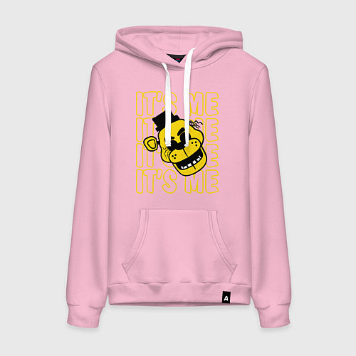 Женская толстовка-худи It's me Freddy / Светло-розовый – фото 1