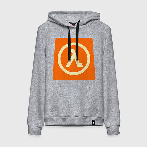Женская толстовка-худи Half-Life / Меланж – фото 1