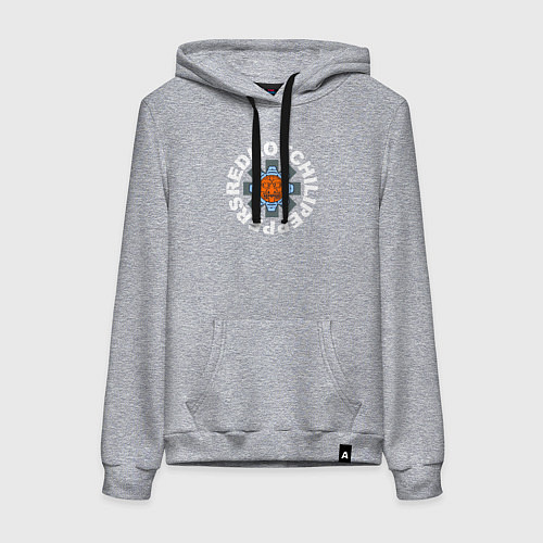 Женская толстовка-худи Red hot chili peppers / Меланж – фото 1