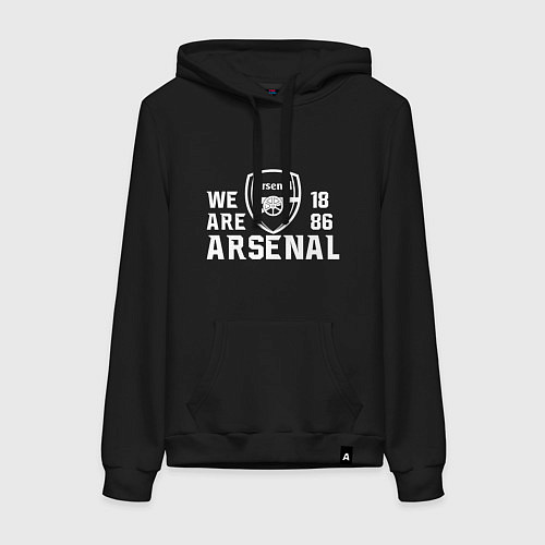Женская толстовка-худи We are Arsenal 1886 / Черный – фото 1