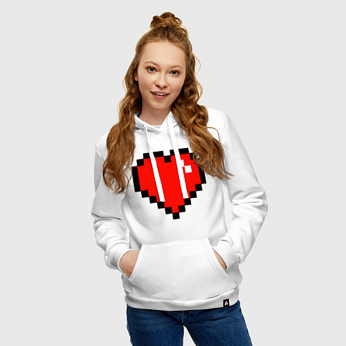 Женская толстовка-худи Minecraft Lover / Белый – фото 3